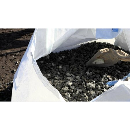 Durasack 2200 lbs. dry material Construction Trash Bags, White, 10 PK BB-40CTN-10PK